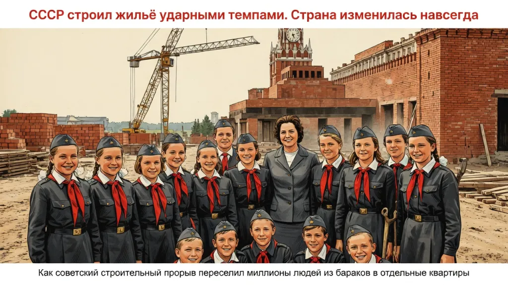 СССР строил жильё ударными темпами. Страна изменилась навсегда