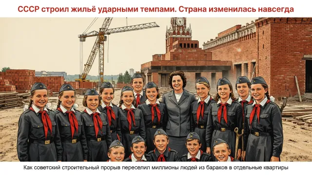 СССР строил жильё ударными темпами. Страна изменилась навсегда